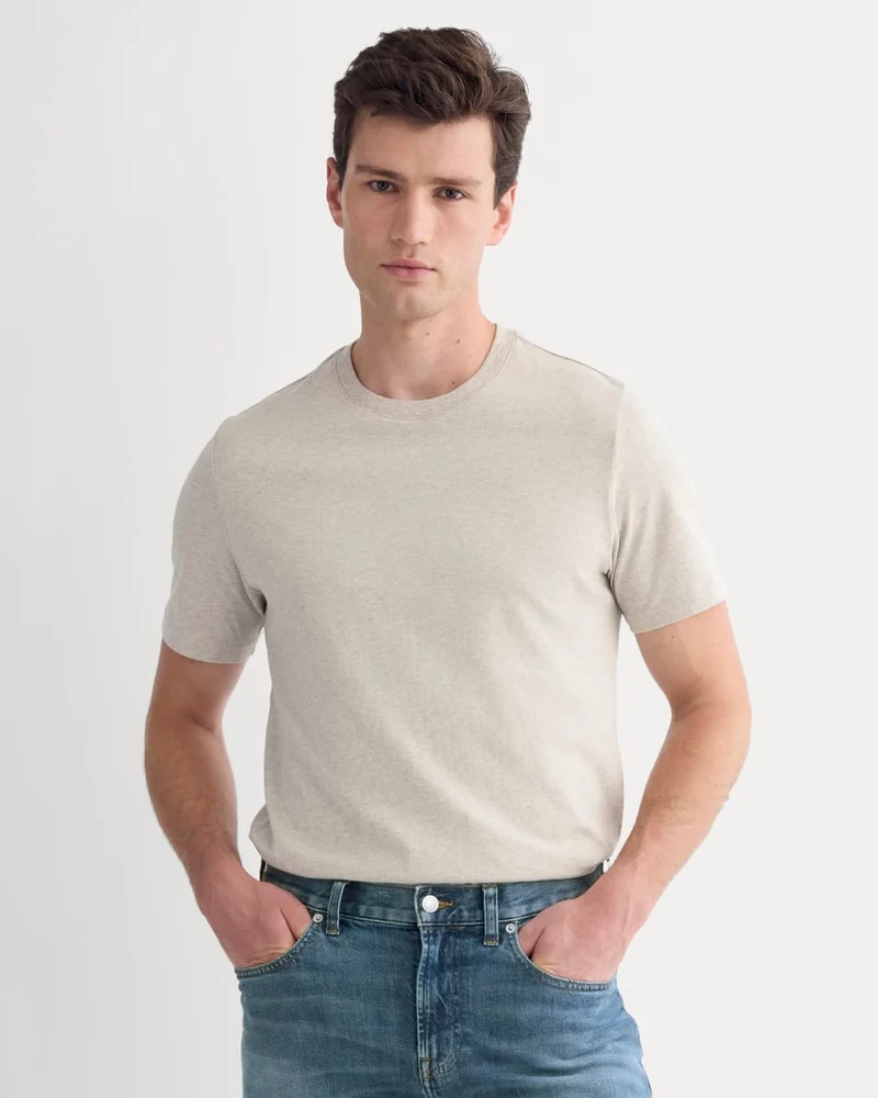 Midweight Tee | Heathered Oatmeal