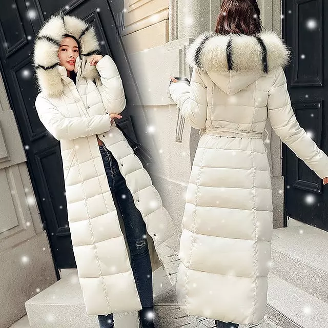 Bont parka's Winter warme lange jas