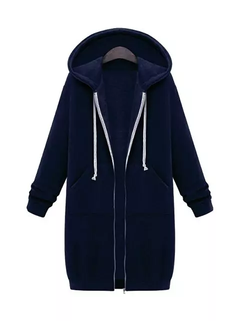 Dames jassen met capuchon Vrouwelijke jas Pluche jas met capuchon