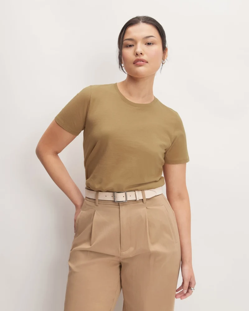 The Organic Cotton Crew Tee | Tiger's Eye