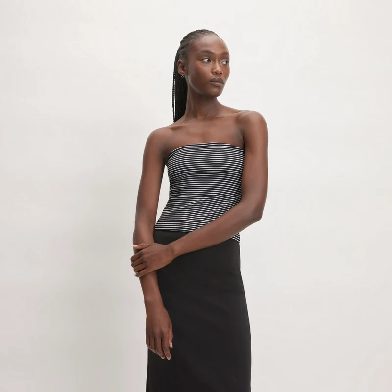 The Tube Top | Black / White