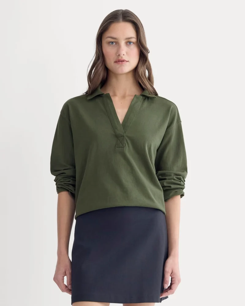 The Mariner Rugby Top | Dark Forest