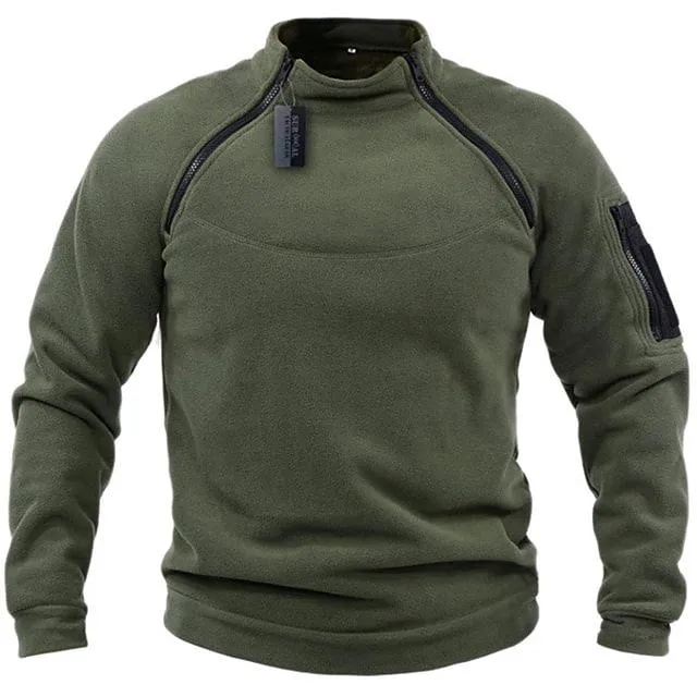 Jachtkleding Warme Ritsen Fleece Pullover