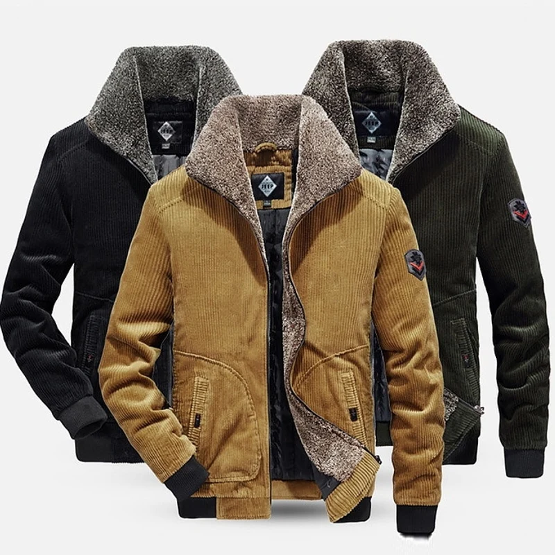 Casual Uitloper Thermische Jassen Heren Parka's