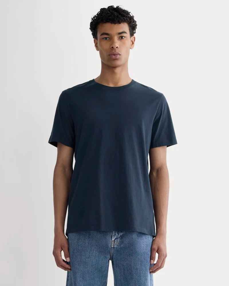 The Essential Organic Crew | Deep Navy
