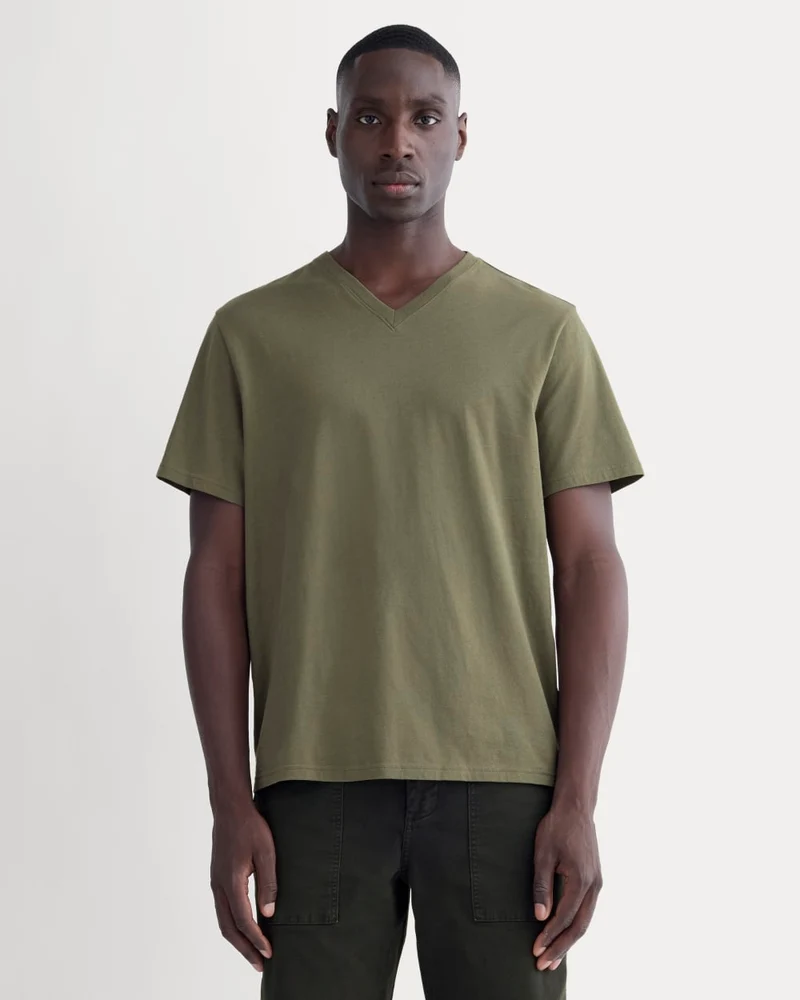 The Essential Organic V-Neck Tee | Kalamata