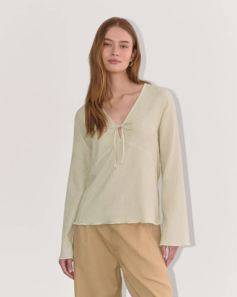 The Crinkle Long-Sleeve | Sandshell