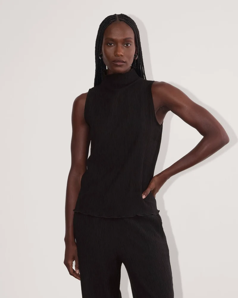 The Crinkle Tank | Black