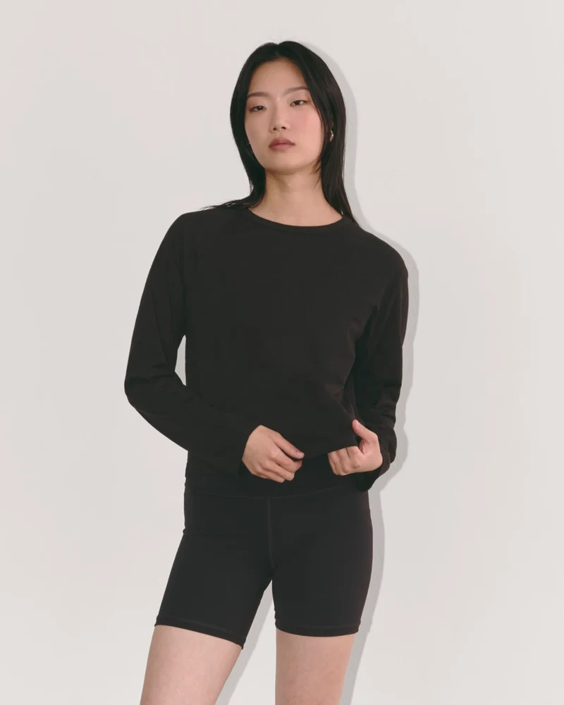 The Perform Crew Tee | Black