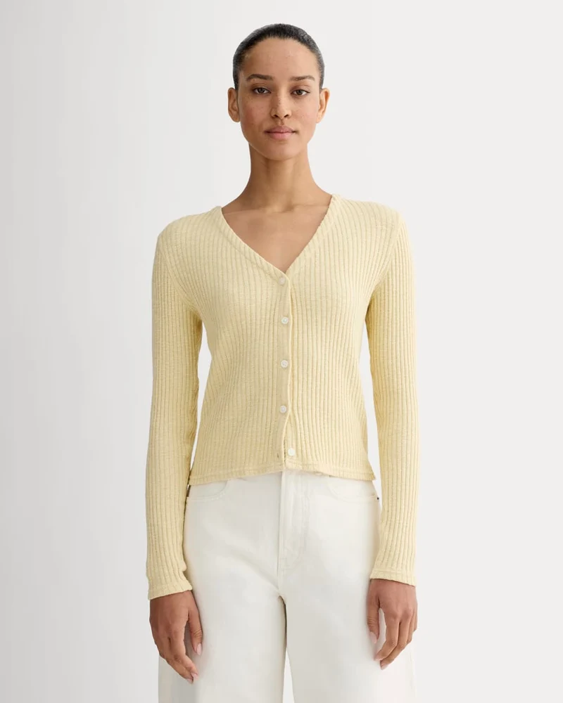 The Cozy Rib Cardigan | Banana Crepe