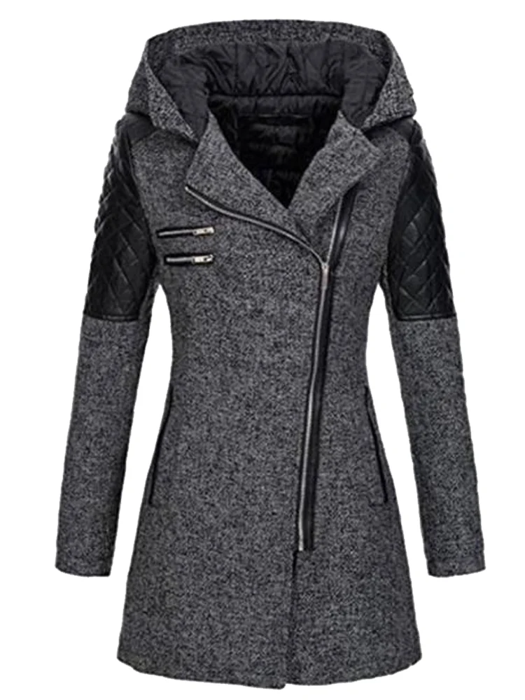 Oversized jas Damesjassen Winterjas Warme slanke jas
