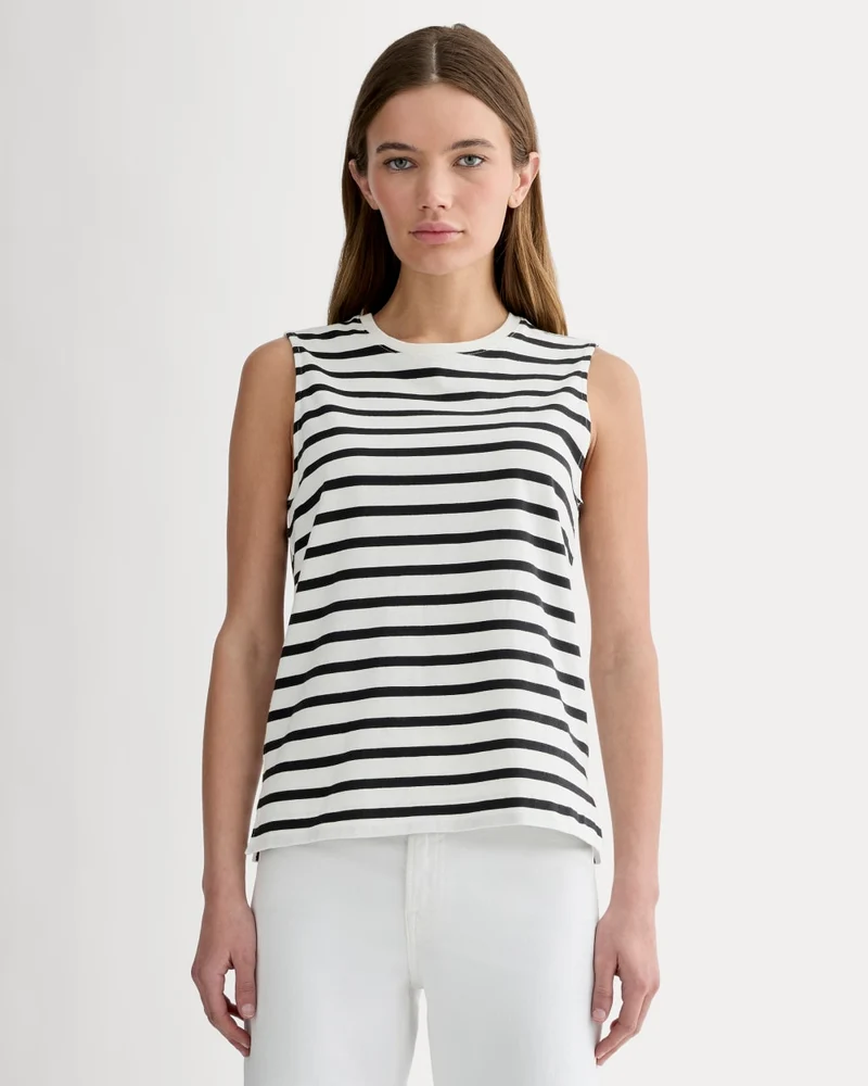 The Mariner Tank | Black / Canvas Tan