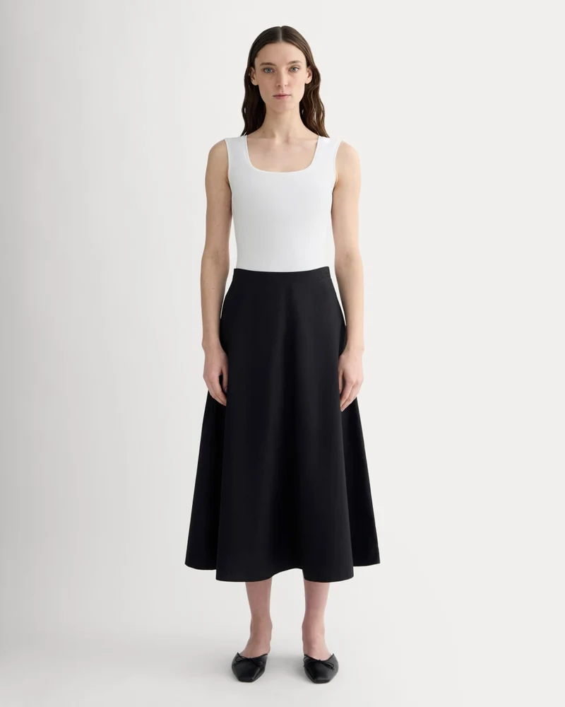 The Form Square-Neck Bodysuit | White