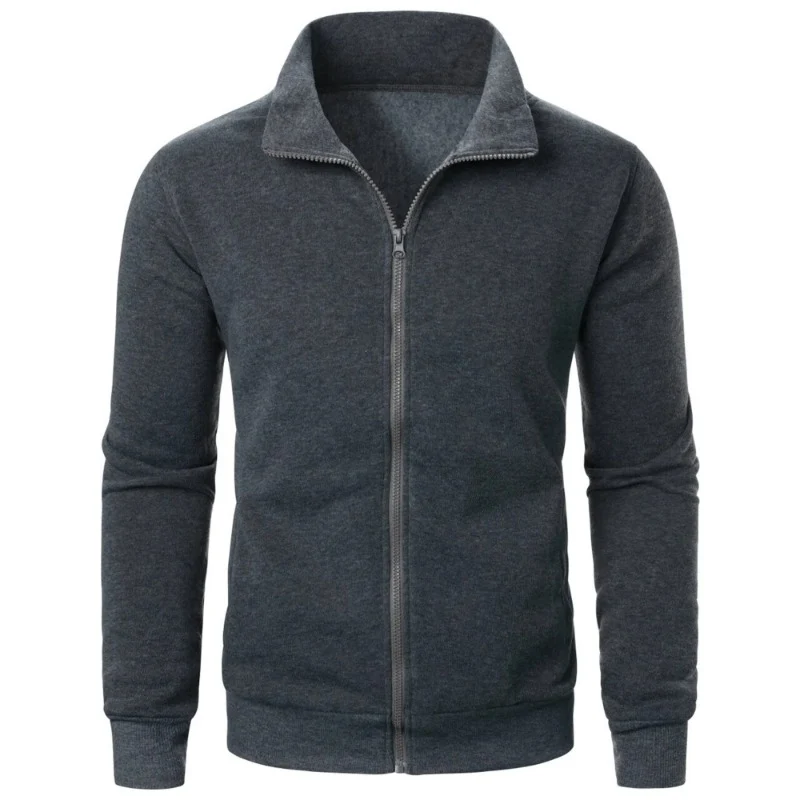 Casual effen warme outdoor jassen met rits