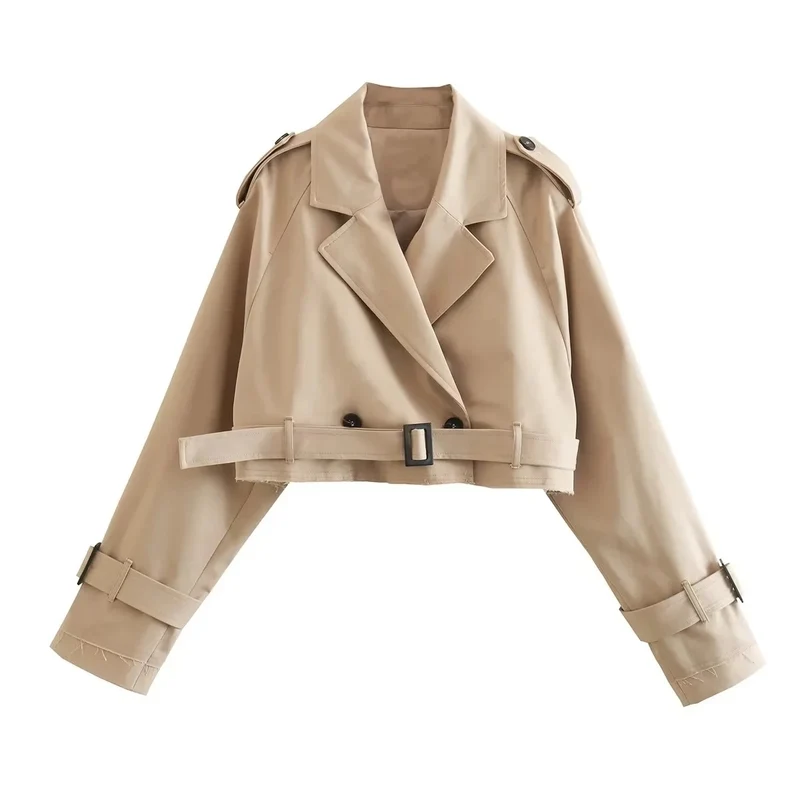 Dames Vintage Streetwear Dubbelrijs Top met Lange Mouwen