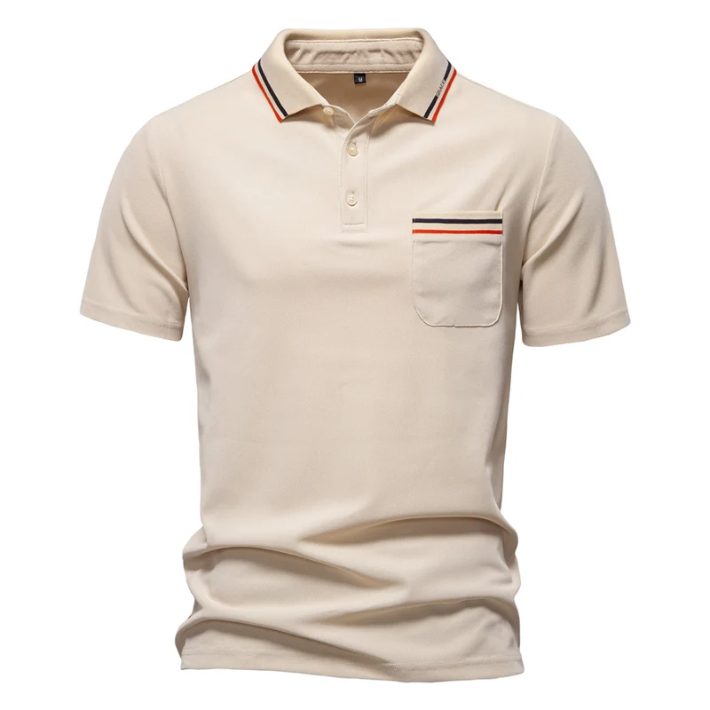 Klassiek poloshirt heren korte mouw top