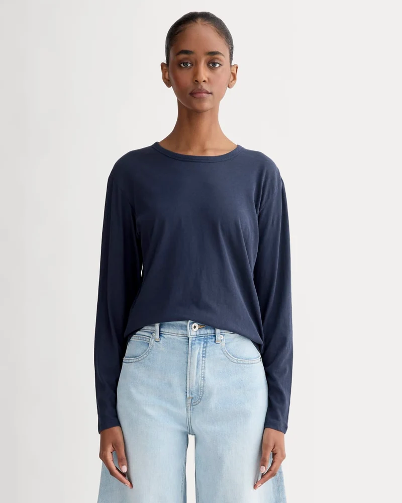 The Air Long-Sleeve Tee | Navy