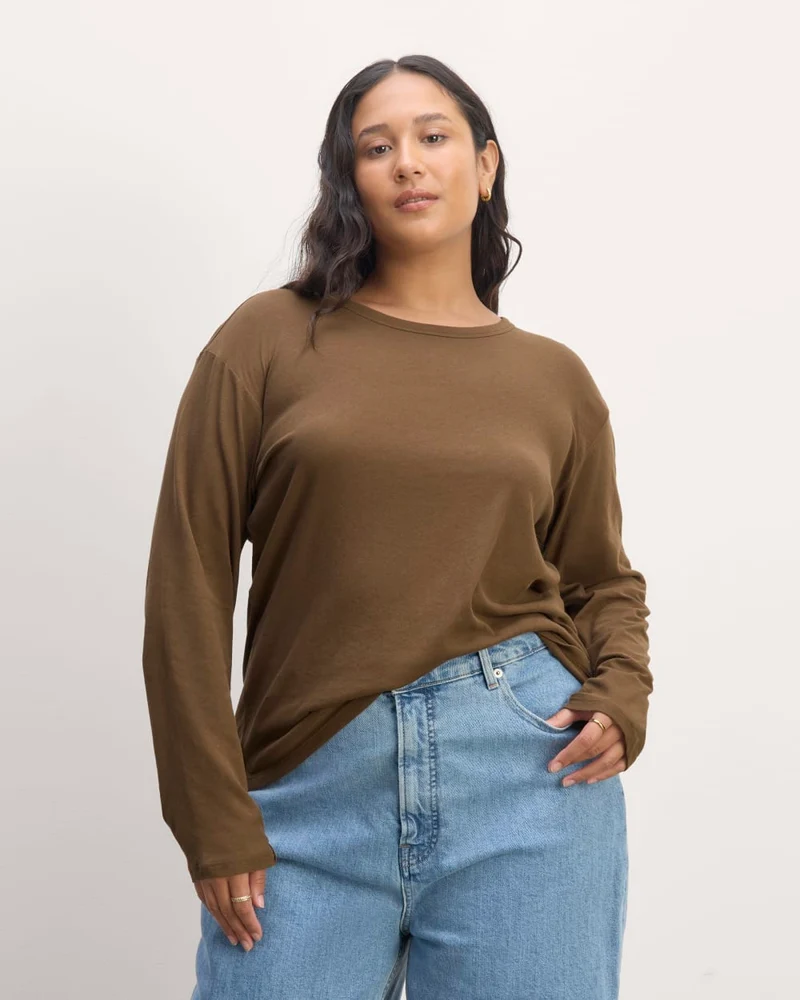 The Air Long-Sleeve Tee | Cocoa