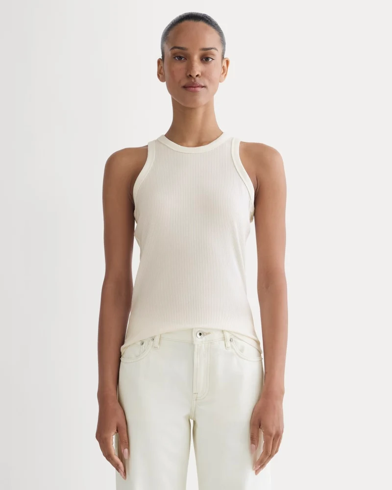 The Shimmy Cutaway Tank | Bone
