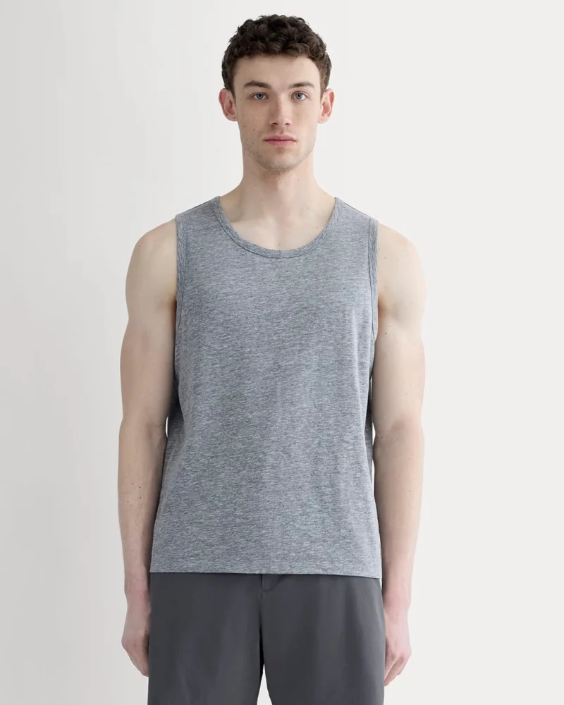 The Rec Performance Tank | Heathered Grey