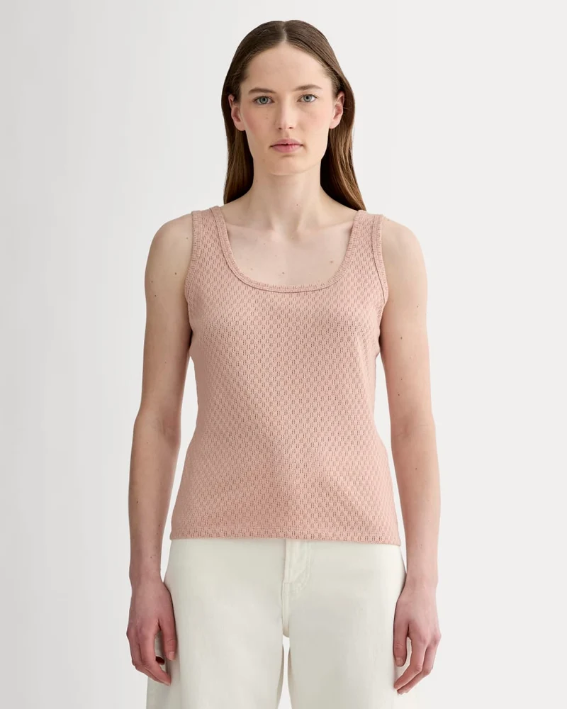 The Pointelle Cami | Rose Smoke