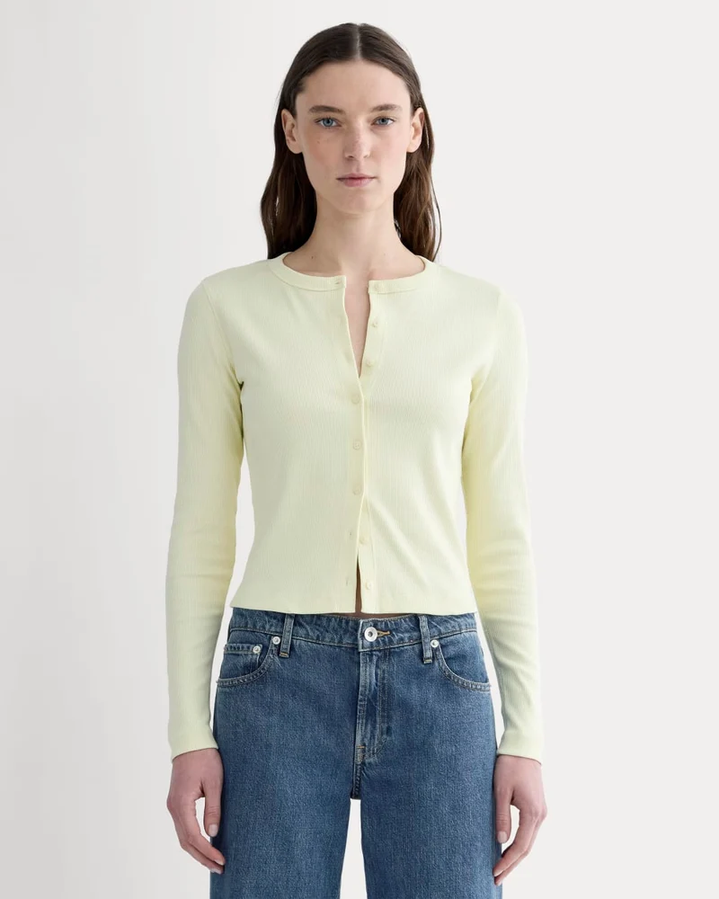 The Selfie Cardigan | Light Yellow