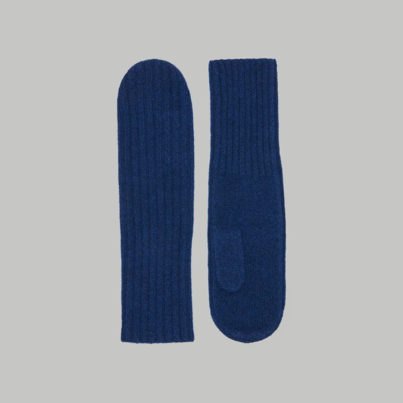 The Cashmere Mittens | Bright Navy