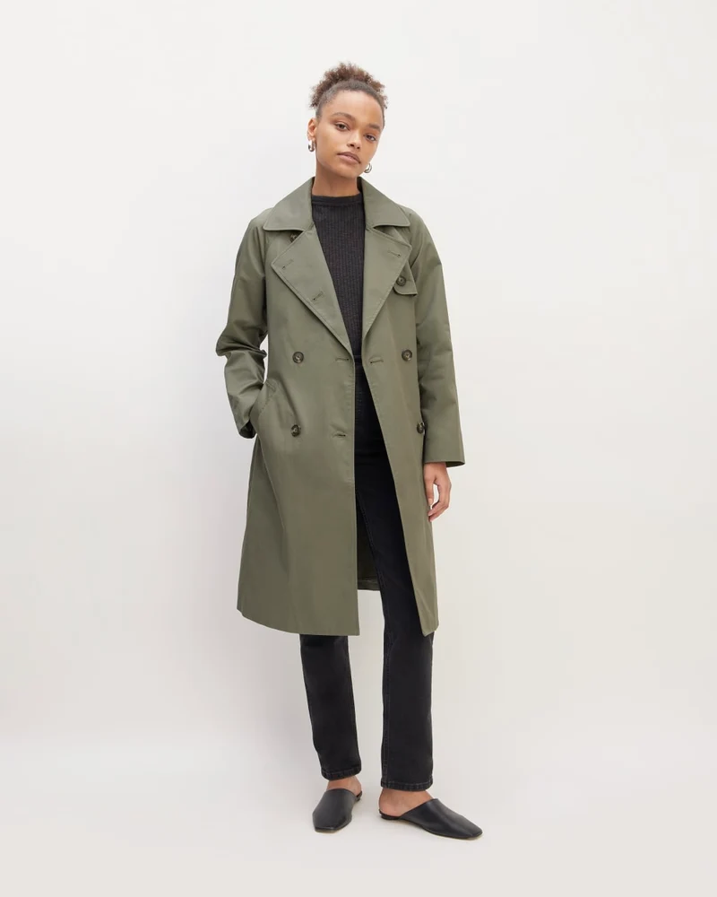 The Trench Coat | Pewter Green