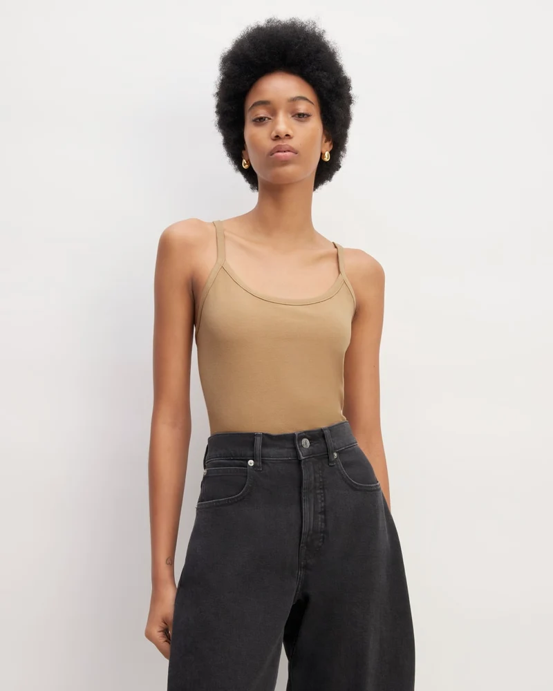 The Supima® Form Spaghetti Strap Cami | Tiger's Eye