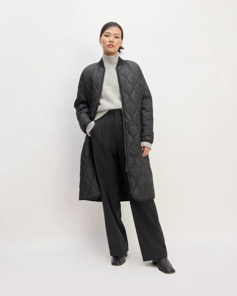 The ReNew Long Liner | Black
