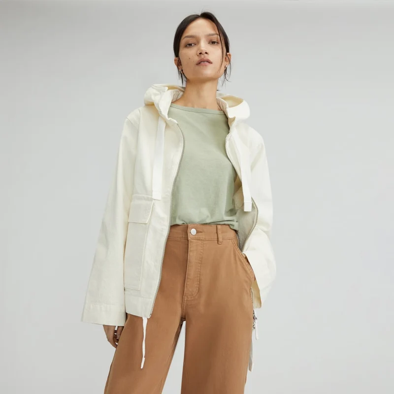 The Canvas Organic Cotton Anorak | Bone
