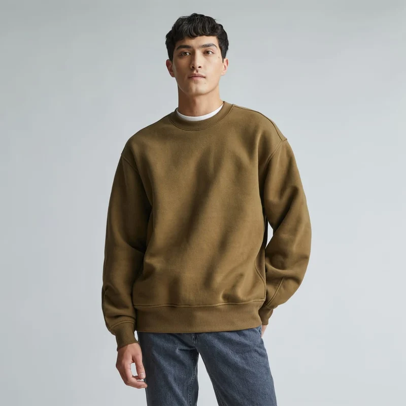 The ReTrack Crewneck Sweatshirt | Beech