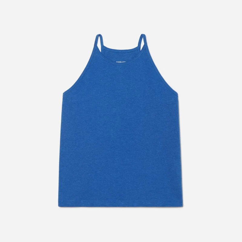 The Hemp Cutaway Tank | Deep Blue