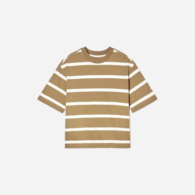 The Premium Weight Relaxed Tee | Iced Coffee / Tan
