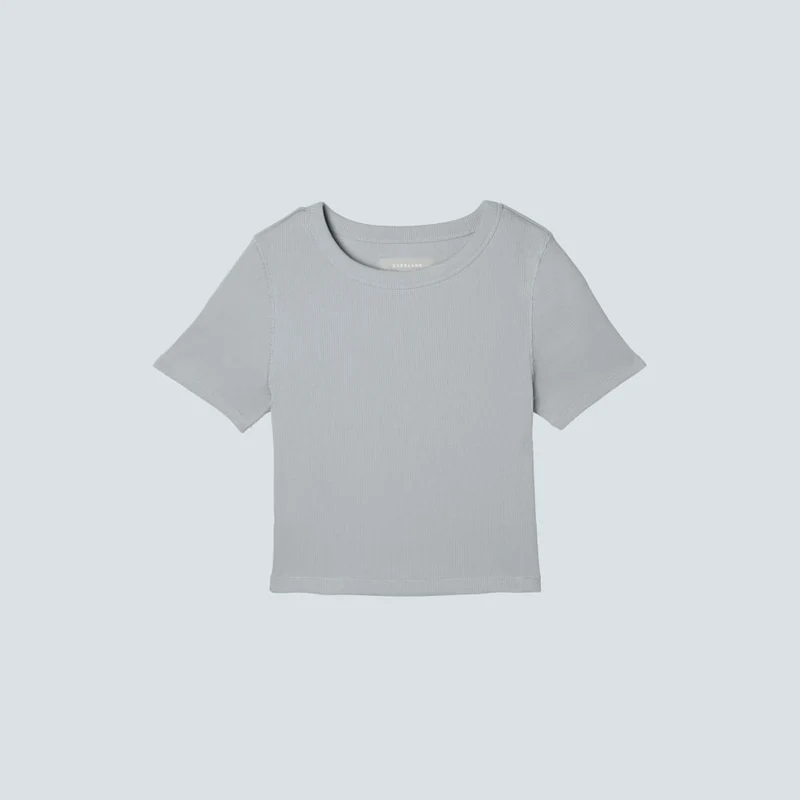 The ’90s Rib Tee | Sky
