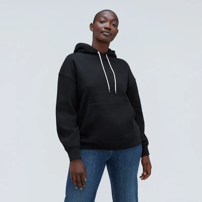 The Track Organic Cotton Popover | Black