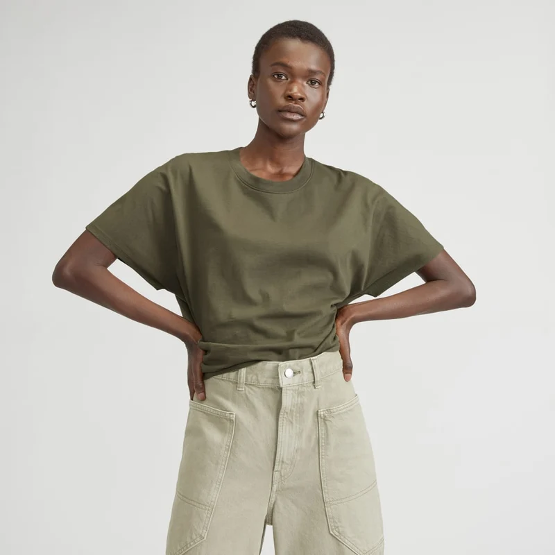 The Organic Cotton Tie Back Tee | Kalamata