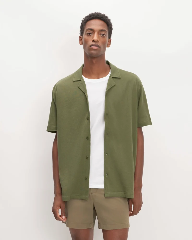 The Pique Short-Sleeve Shirt | Kalamata