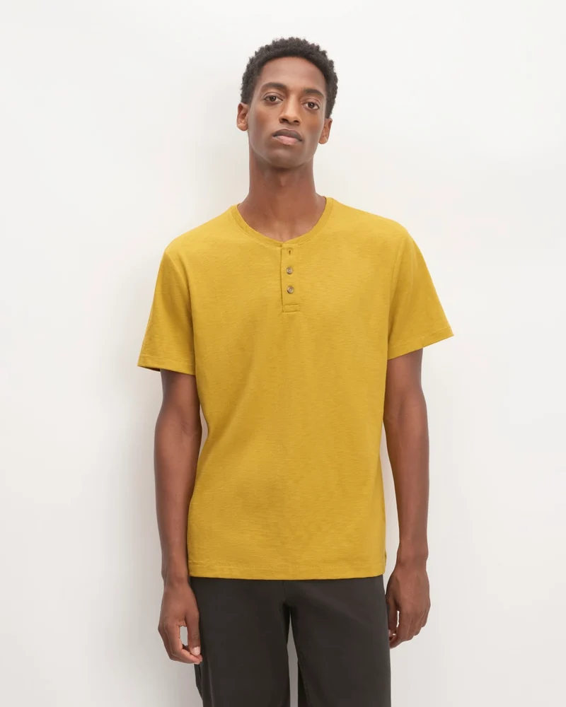 The Cotton Slub Henley | Honeycomb