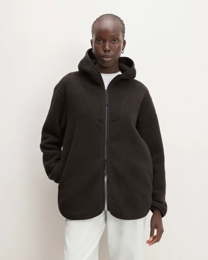The ReNew Fleece Full-Zip Hoodie | Black