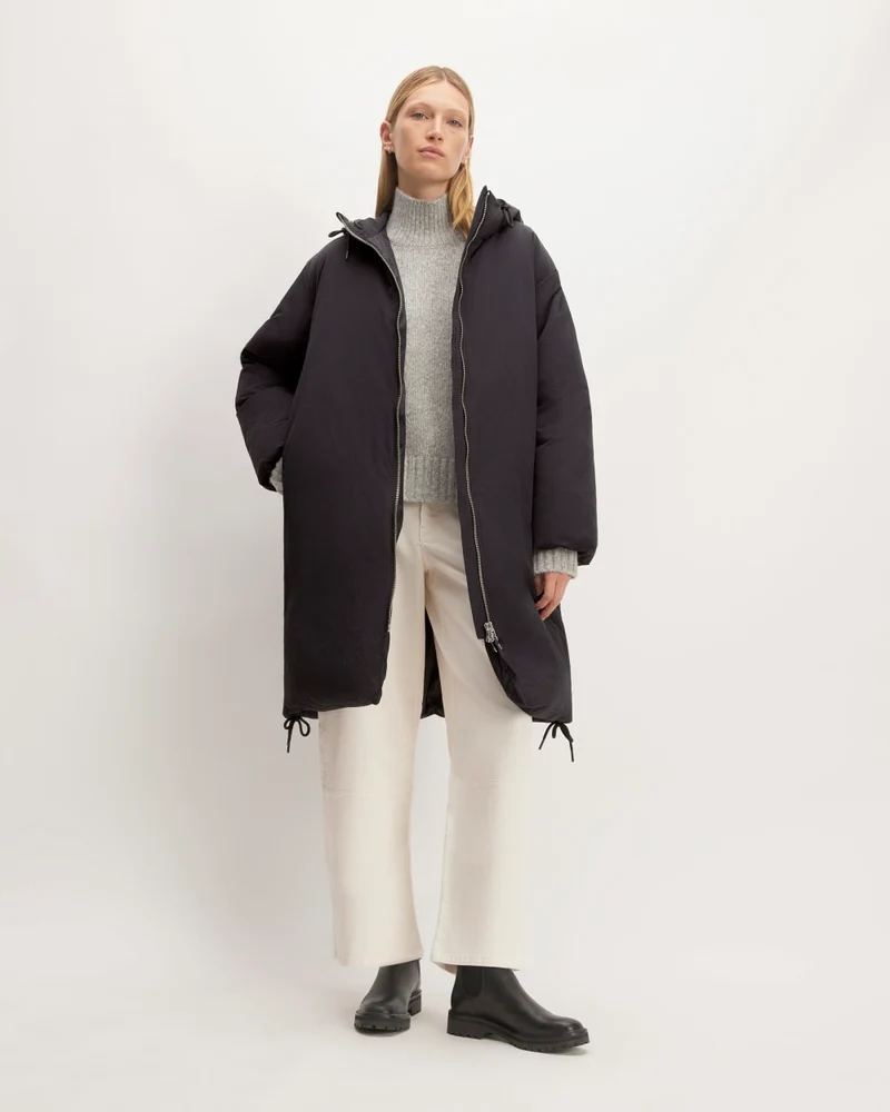 The Long Re:Down® Puffer | Black