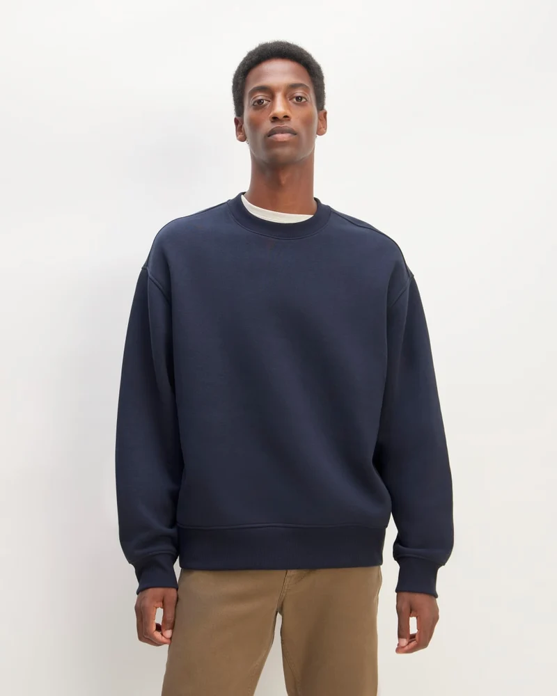 The ReTrack Crewneck Sweatshirt | Navy