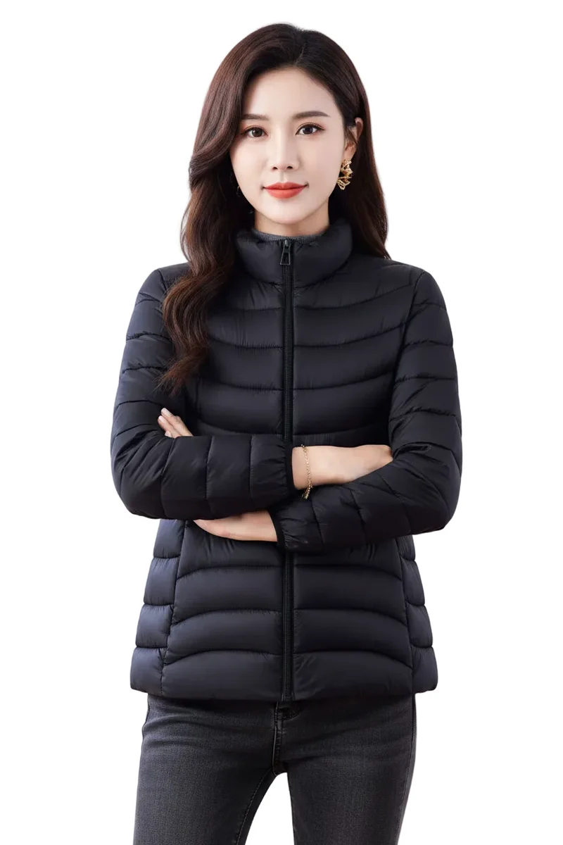 Blijf warm en stijlvol: gewatteerde katoenen winterjas voor dames voor ultiem comfort en een stijlvolle look.
