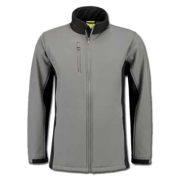 Softshell jack 'WorkWear' (grijs-zwart)