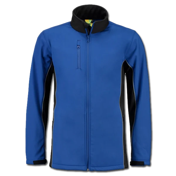 Softshell jack 'WorkWear' (blauw-zwart)