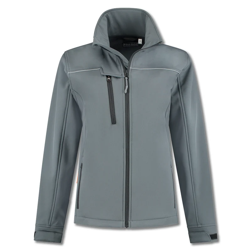 Softshell jack dames (grijs)