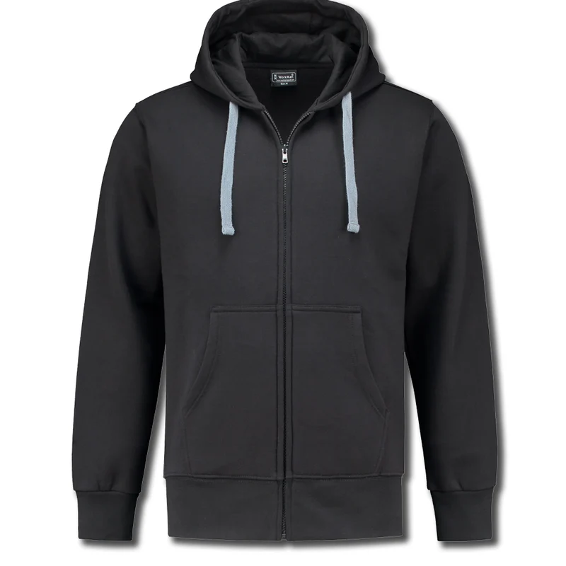 Hooded vest (zwart)