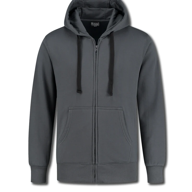 Hooded vest (donkergrijs)