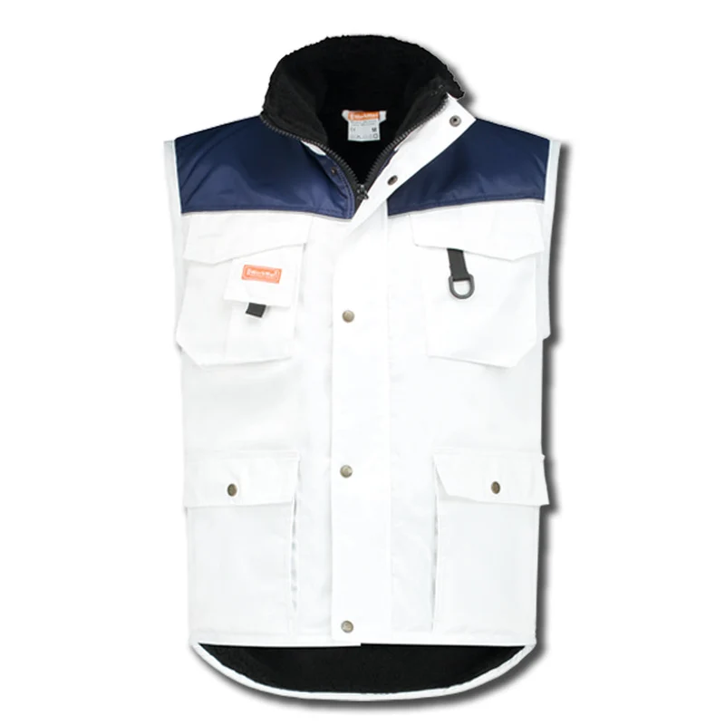 Bodywarmer 'Beaver' (wit-navy)