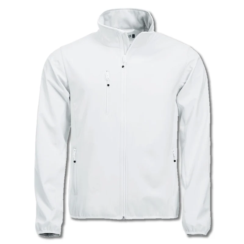 Softshell jack 'Clique' (wit)